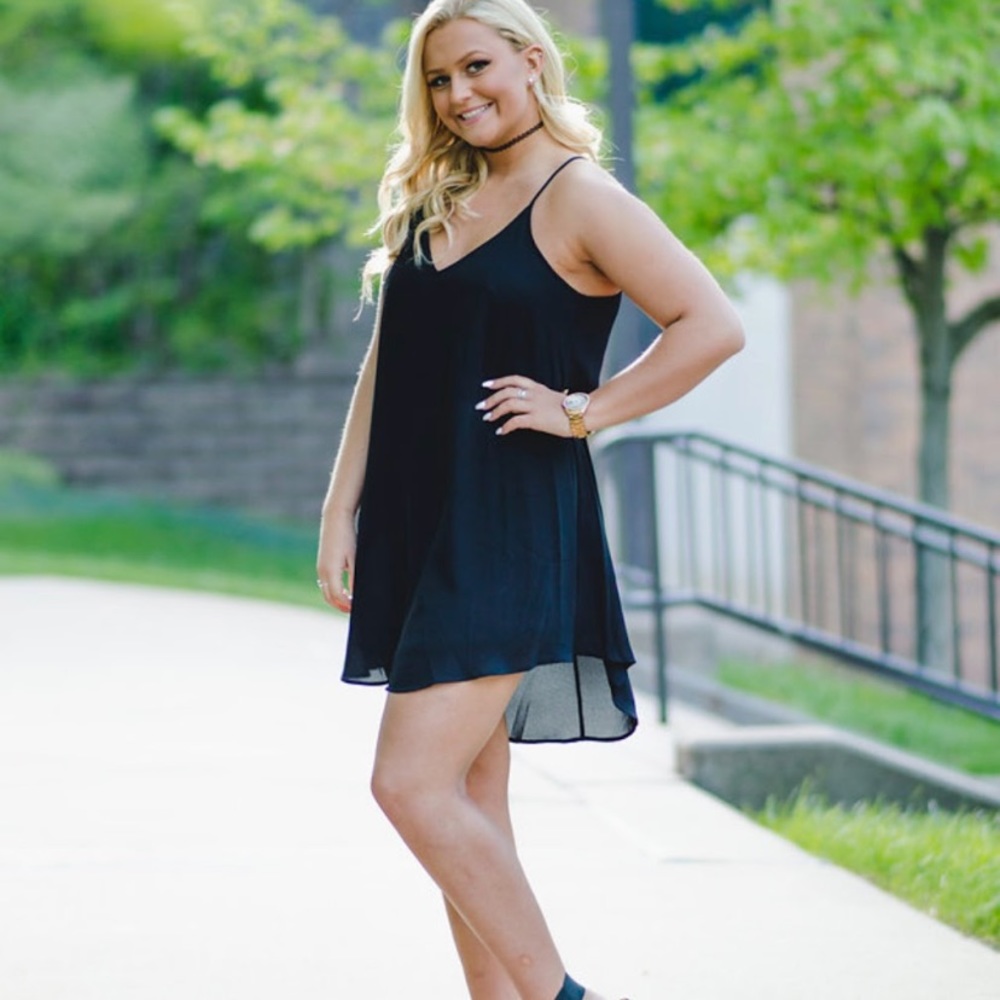 Black formal dress